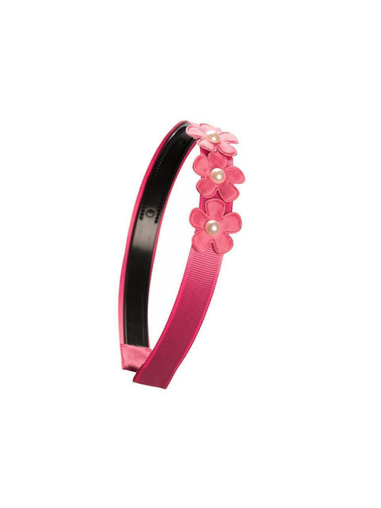 Mom & Dad Pink Kids Headband with Flower