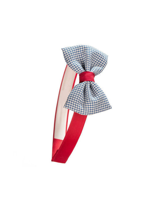 Mom & Dad Red Kids Headband with Bow