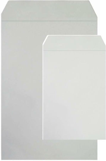 Uni Pap Set of Envelopes Bag Type with Adhesive 10pcs in White Color