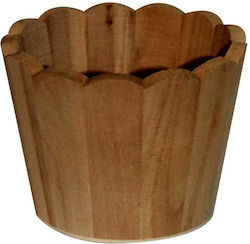 Artemio Plant Pot Wooden Brown