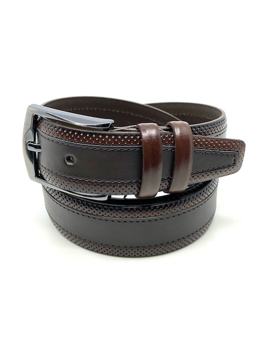 Legend Accessories Men's Leather Belt Brown