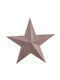 Kaemingk Wood Christmas Decorative Pendant Star 35buc Pink 552225