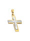 Gatsa Herren Gold Kreuz 14K