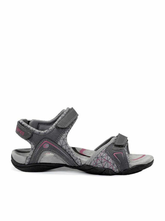 Chiruca Damen Flache Sandalen in Gray Farbe