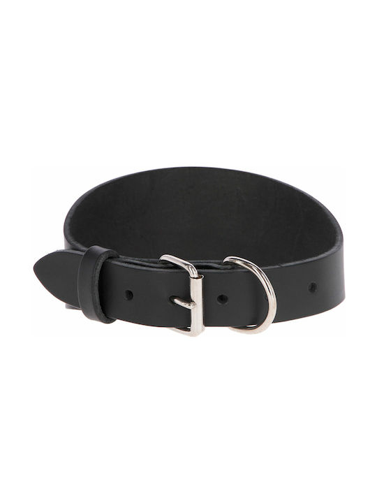 Kerbl Dog Collar Leather in Black color 15mm x 40cm