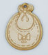 Fly Digital Wood Decorative Element for Wedding Favors 1pcs