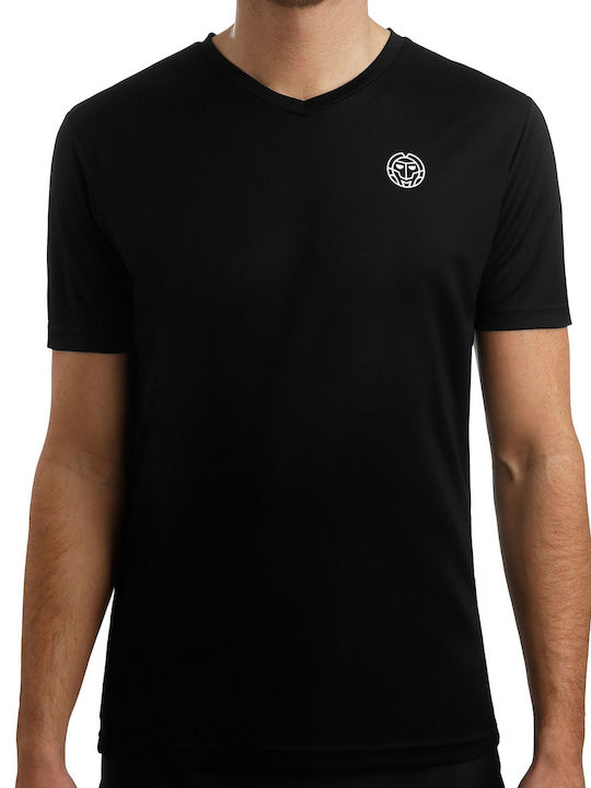 Bidi Badu Men's Athletic T-shirt Short Sleeve Black