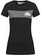 Lonsdale Damen Sportlich T-shirt Schwarz