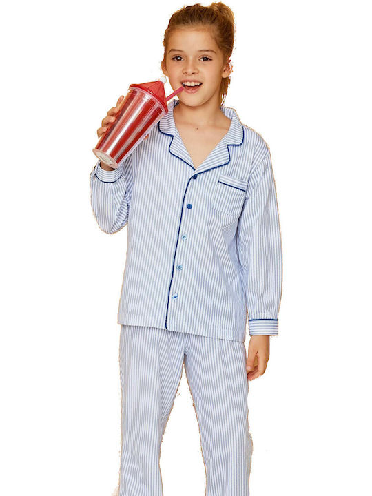 Noidinotte Kids Pajamas Winter Light Blue