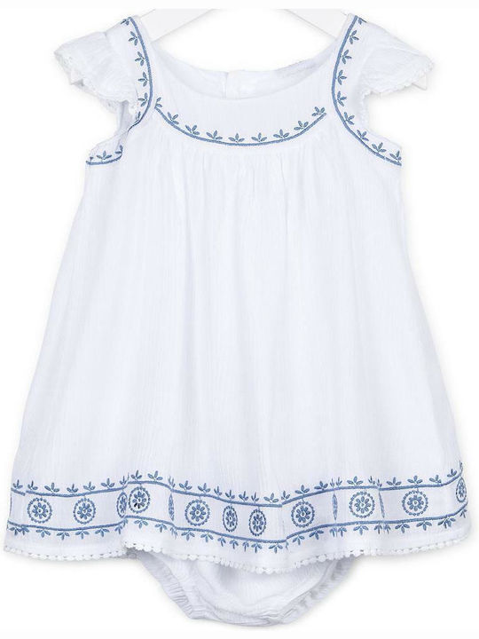 Losan Kids Dress Sleeveless White