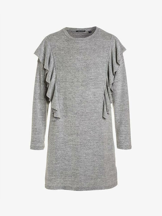 Blue Seven Kids Dress Long Sleeve Silver