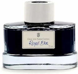 Graf Von Faber-Castell Replacement Ink for Extra Fine Nib Blue 75ml