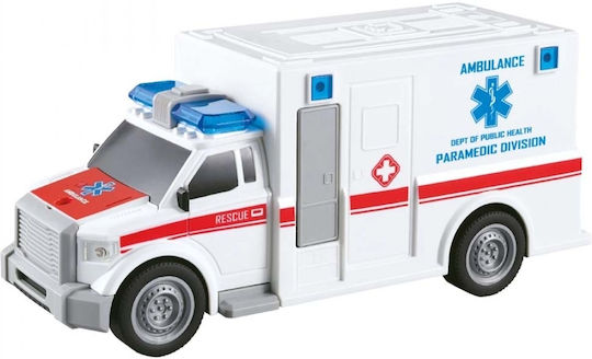 Metropoli Αυτοκινητάκι 1:20 Ασθενοφόρο Pull Back για 3+ Ετών