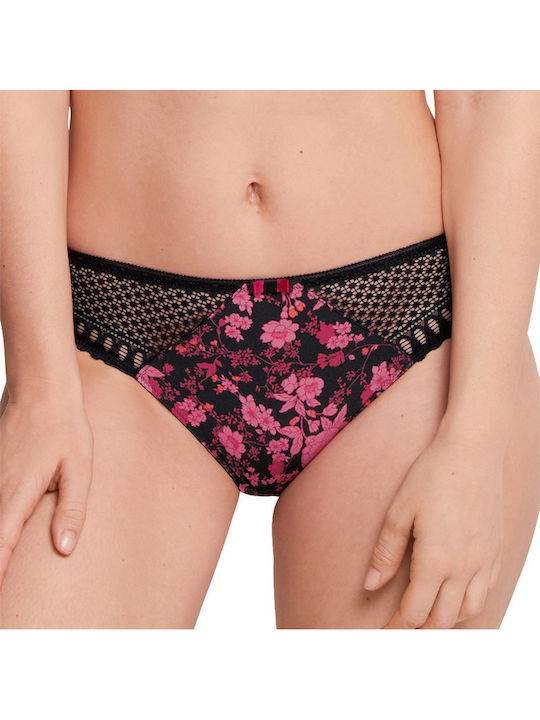 Women's Slip with Lace Black