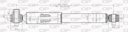 Open Parts Set Amortizoare 1buc pentru Renault Megane Mini Cabrio