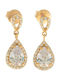 Papadopoulos Gold Ohrringe aus Gold 14K mit Steinen