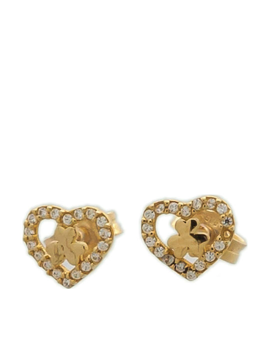 Papadopoulos Gold Cercei din Aur 14K cu Pietre