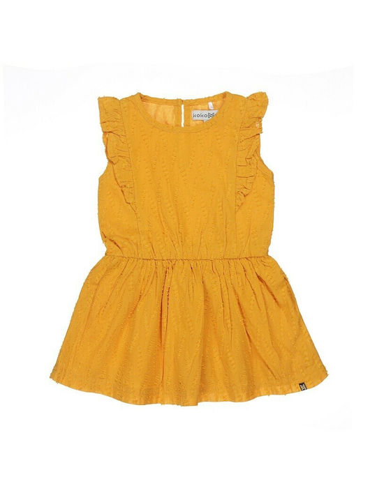 Koko Noko Kids Dress Sleeveless Orange