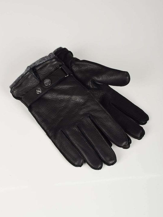 Fynch Hatton Μαύρα Γυναικεία Μάλλινα Γάντια