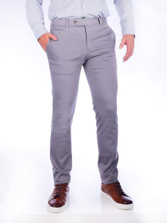 Trousers Chino in Slim Fit Gray