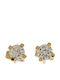 Papadopoulos Gold Ohrringe aus Gold 14K mit Steinen