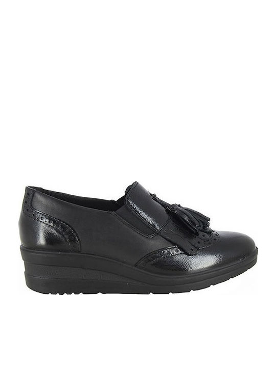 Damen Mokassins in Schwarz Farbe