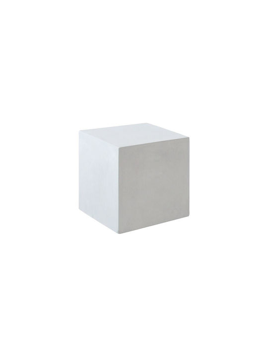 Rectangular Side Table White L45xW45xH45cm