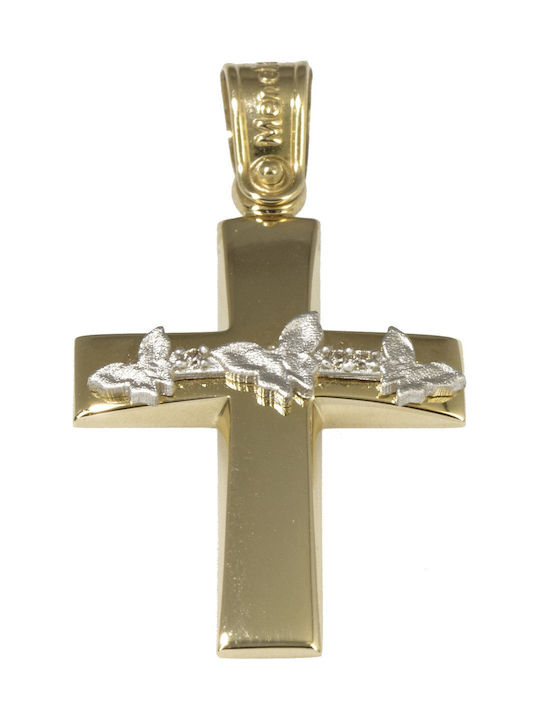 Mertzios.gr Gold Cross 14K