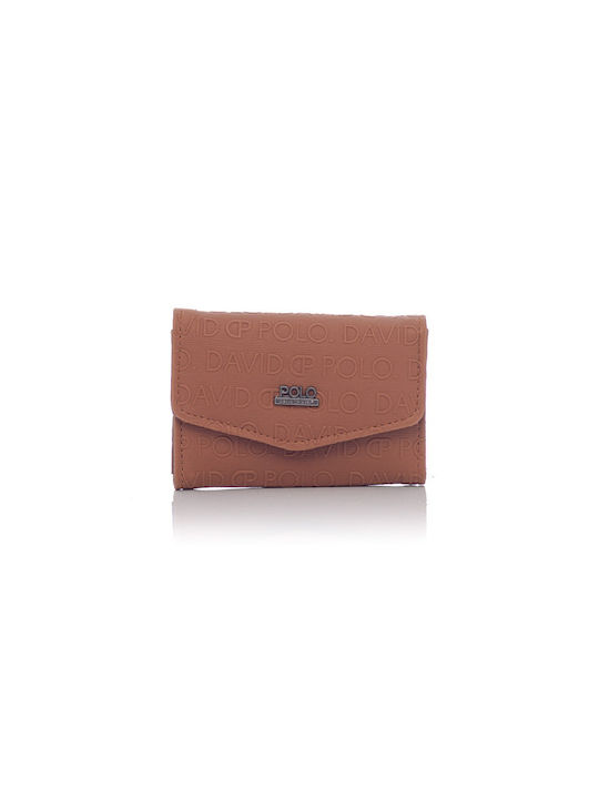 David Polo Small Women's Wallet Tabac Brown