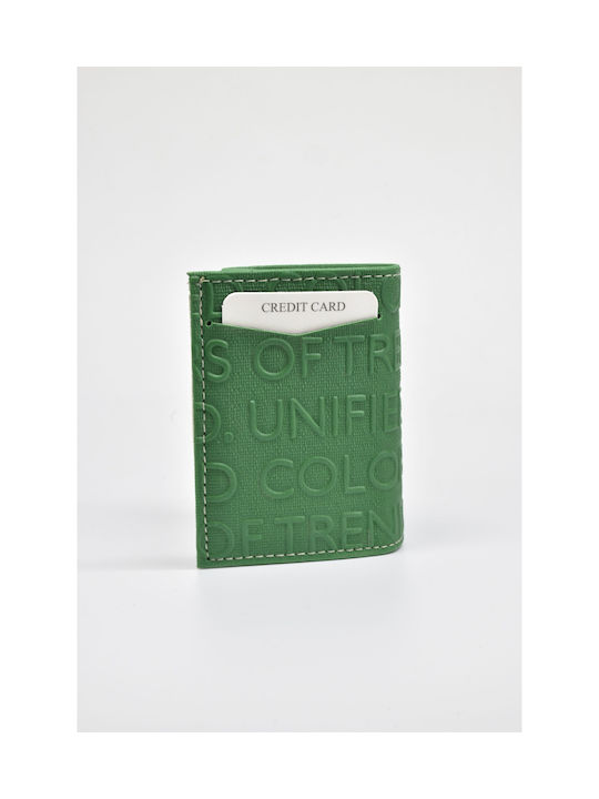 David Polo Small Women's Wallet Cards Green