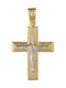 Men's Gold Cross 14K with the Crucified