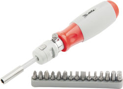 MTX Screwdriver Ratchet with Interchangeable Tips