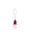 Kikkerland Decorative Lamp Red
