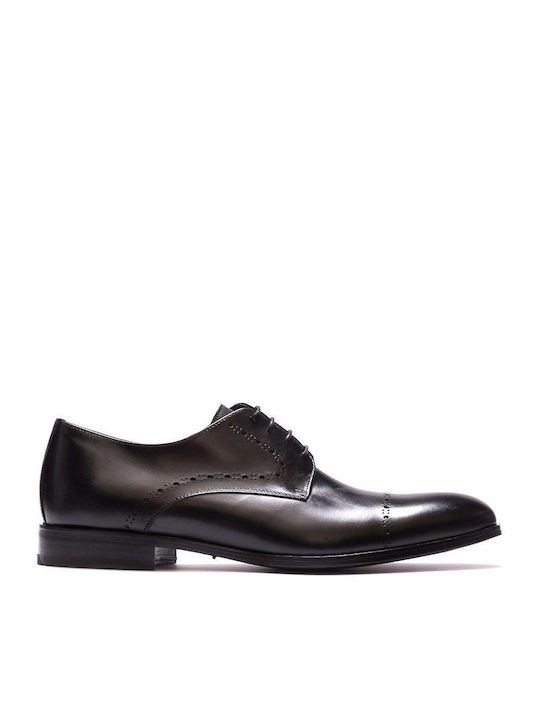 Perlamoda Men's Leather Oxfords Black