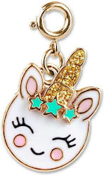 Charm Ιt Jewelry Game Gold Unicorn Smiley Charm
