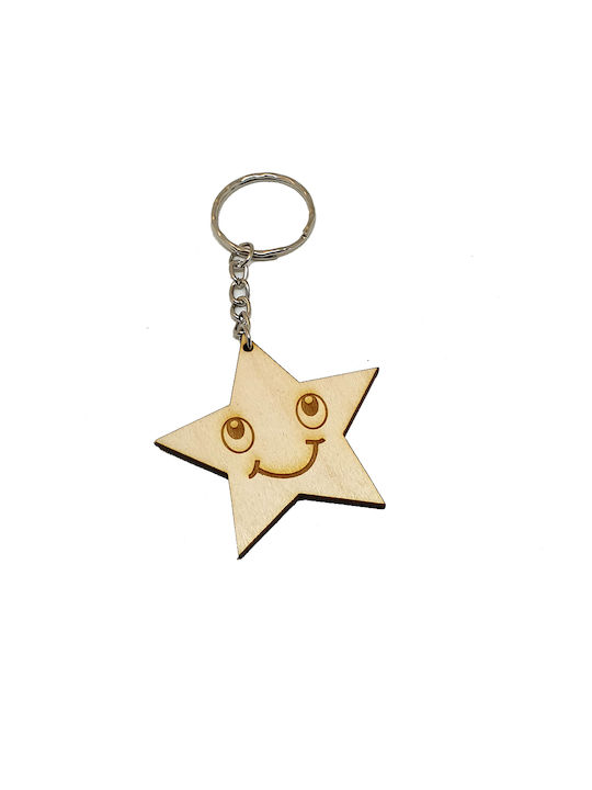 Woodseason Keychain Lemn