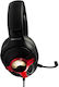 Meters M-LEVEL-UP Căști Gaming Over Ear Cu Conectivitate USB Roșii