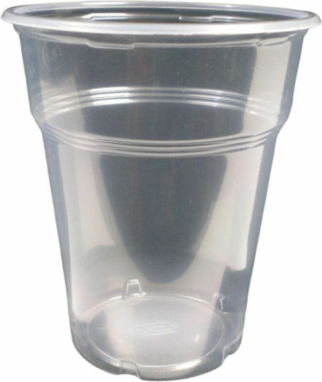 Einwegbecher Kunststoff Transparent 400ml 50Stück