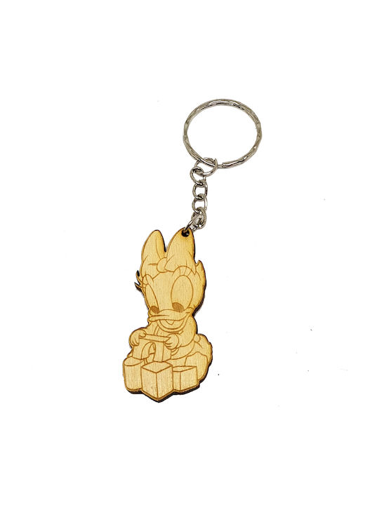 Woodseason Keychain Lemn