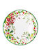 Caspari Christmas Plate White