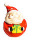 Christmas Cookie Jar Ceramic Height 17cm 1pcs