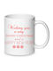 Merry Christmas Mug Ceramic White 1pcs