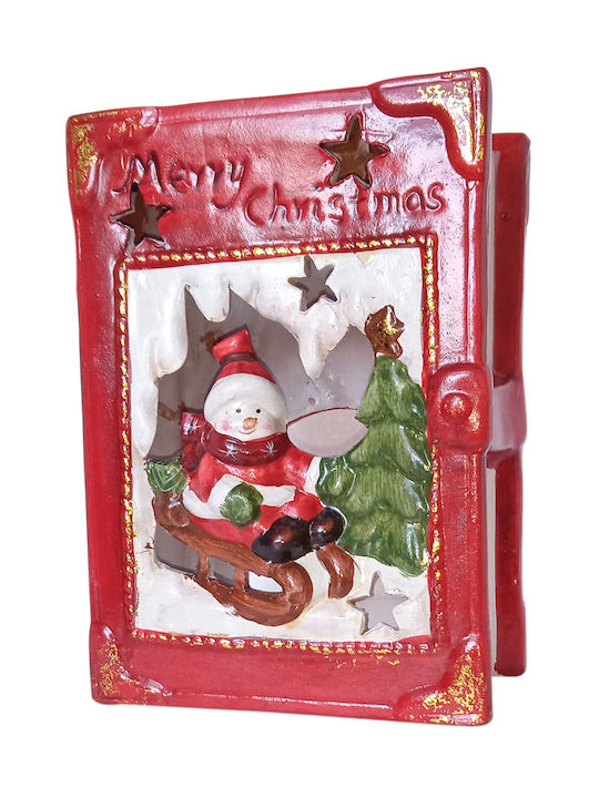 Etoile Ornament de masă de Crăciun Ceramic L17xW13xD7cm.
