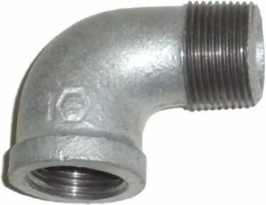 Γωνιακή σύνδεση σωλήνα Inox 1" Männlich/weiblich 1608-05