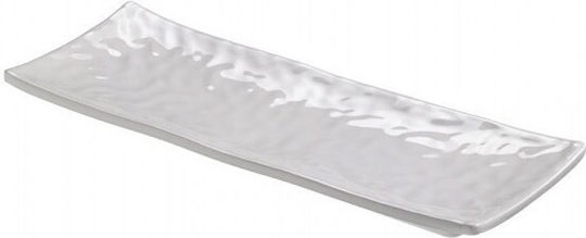 Leone Serving Platter Rectangular White 31.7x12cm
