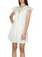 Sommer Mini Damenkleid Weiß