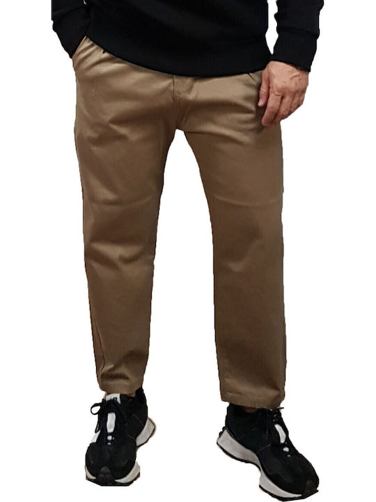 Cover Jeans Herrenhosen Chinos Lose Passform Taba