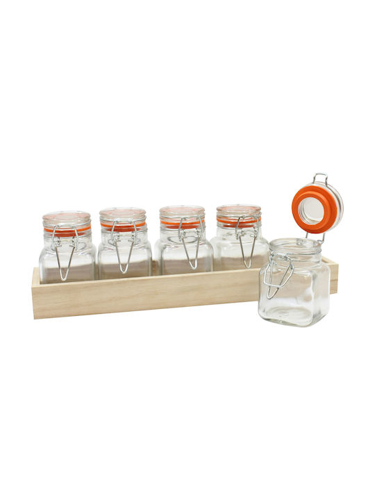 Tablecraft Vaza Uz General cu capac Sticlă Transparent 8.5x7.5x29cm