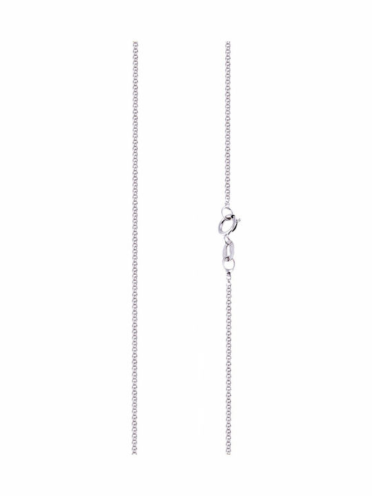 Kritsimis White Gold Chain Neck 14K Length 45cm