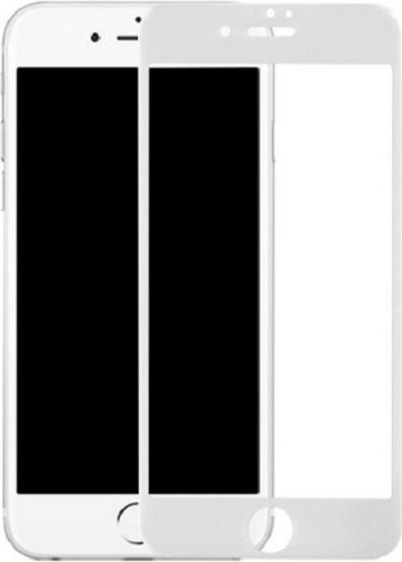 5.5 Inch 9h Sticlă Curbată Adeziv Complet Full Face Tempered Glass Alb (iPhone 6 / 6S Plus)
